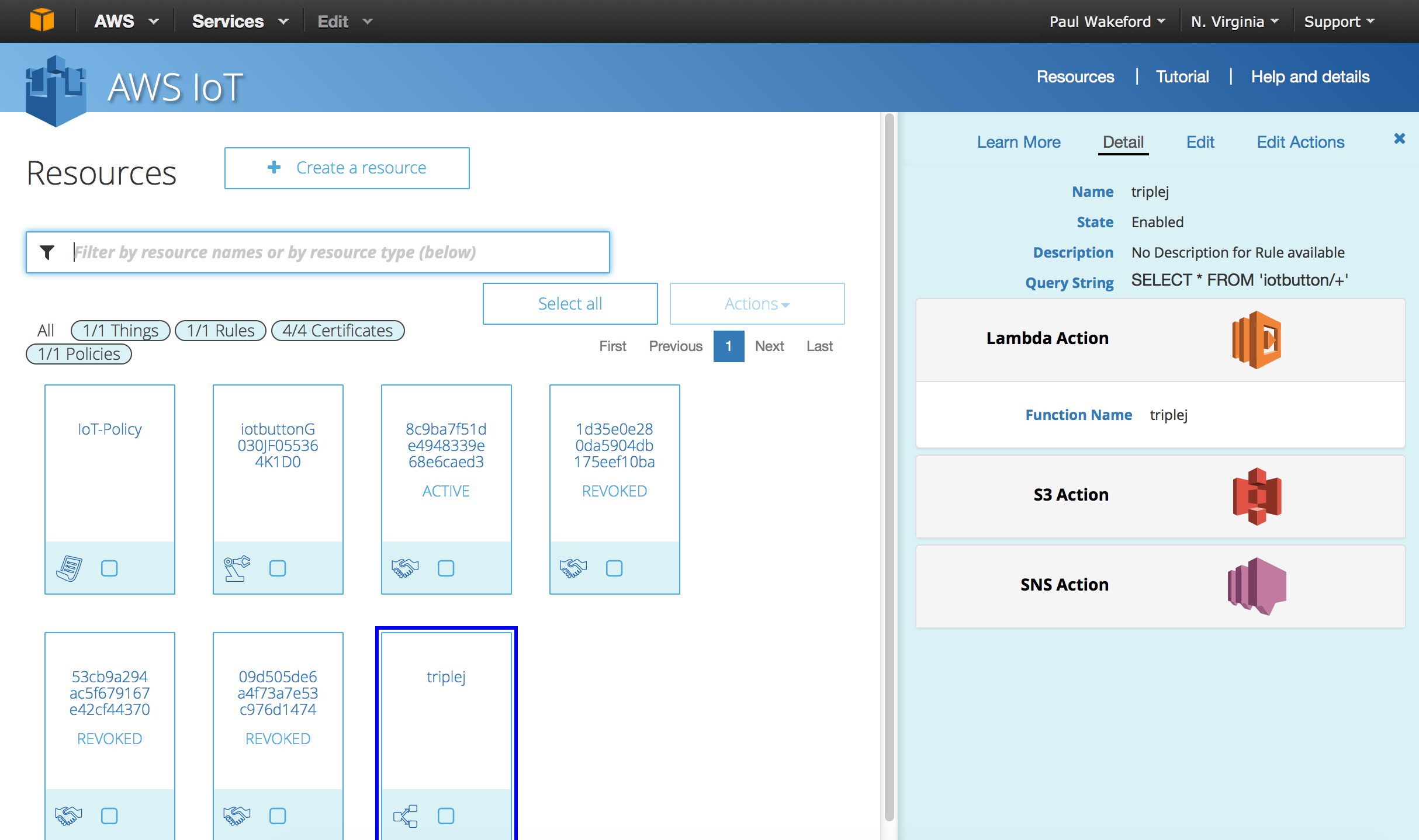 IoT console